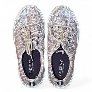 Sperry Girls Pink Pier Wave Sneakers Size 2